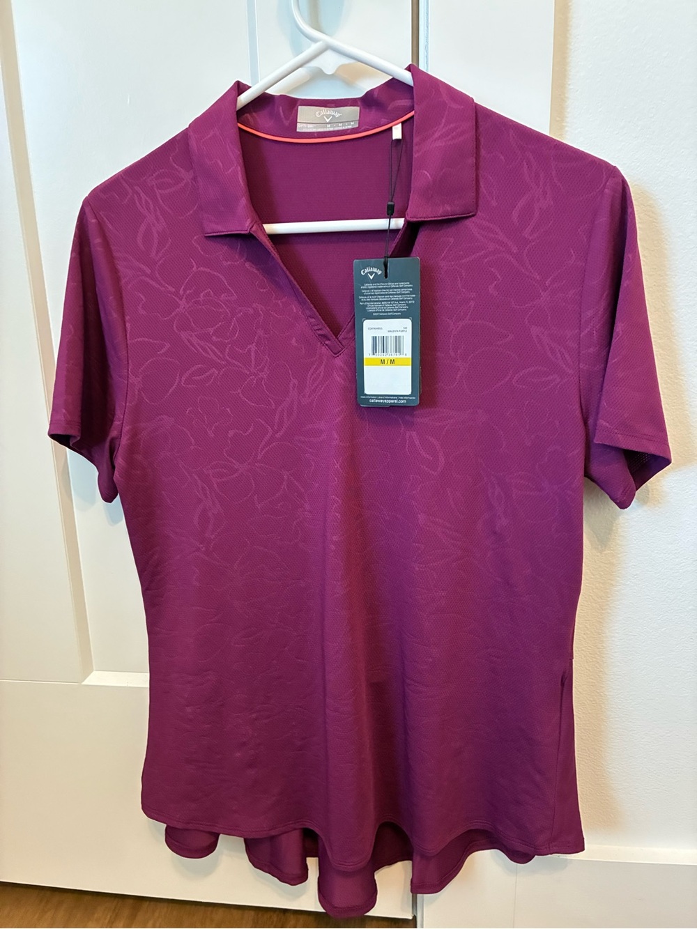 Callaway Women's Magenta Purple Polo Top